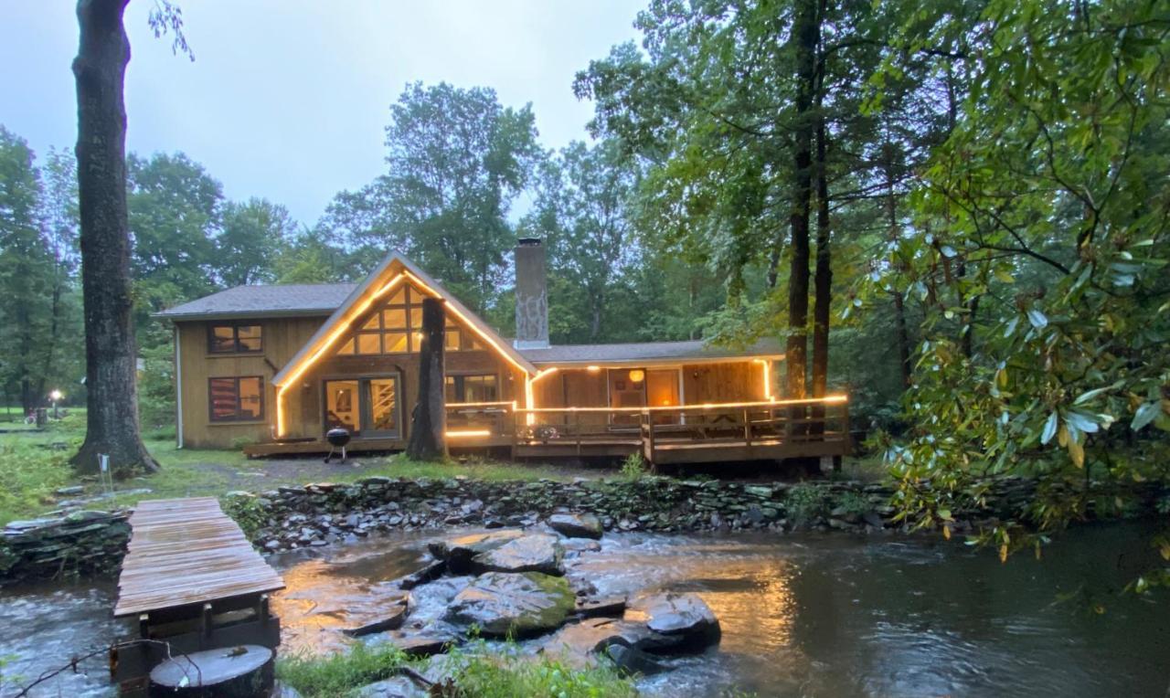 Secluded Chalet On Stream-Mins To Camelback Tannersville Luaran gambar
